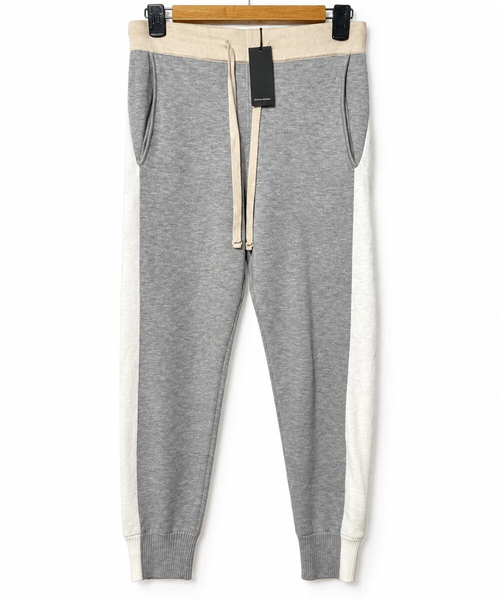 Monrow New XS Grey Colorblock Side Stripe Drawstring Joggers